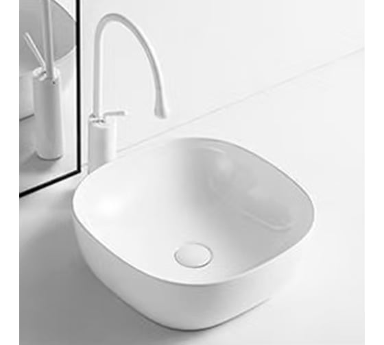 Изображение товара Раковина накладная RGW GS-05 440x440x135 Белый 80121005-01