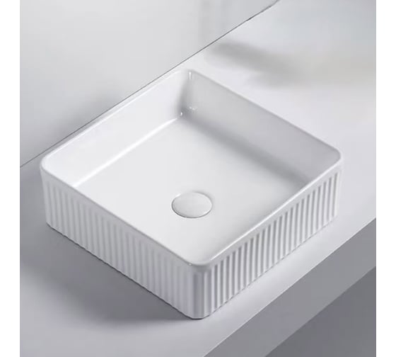 Изображение товара Раковина накладная RGW GS-01 370x370x130 Белый 80121001-01