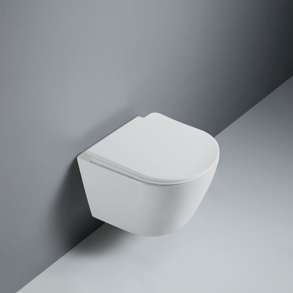 Изображение товара Подвесной унитаз RGW SW-51 белый с микролифтом и системой водоворотного слива