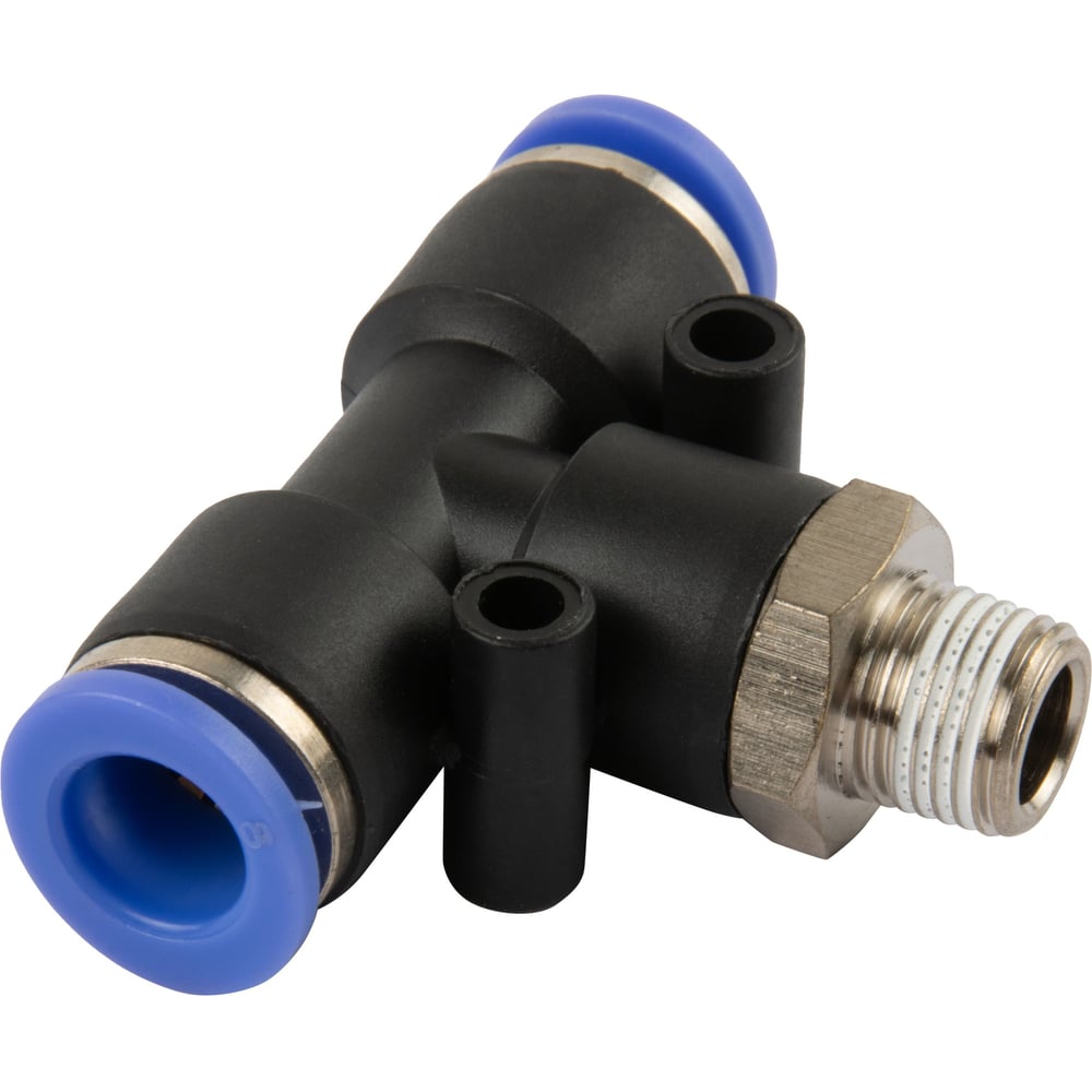 Изображение товара Фитинг цанговый HARRISON Т-образный R1/4 8 мм полиуретан HRS-PT802