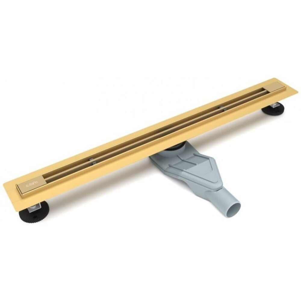 Изображение товара Желоб душевой Esbano Slim LINE длина 60 см золотой с решеткой из нержавеющей стали