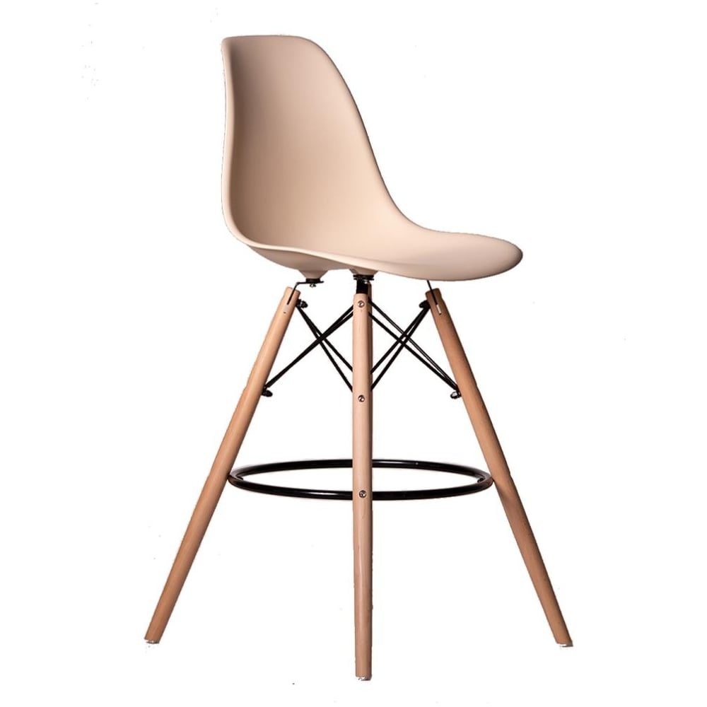 Изображение товара Барный стул DERSTUHL 110 Wood Bar в бежевом стиле для лофта