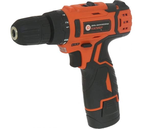 Изображение товара Аккумуляторная дрель-шуруповерт Калибр ДА-12/2 Li-Ion 00000076621