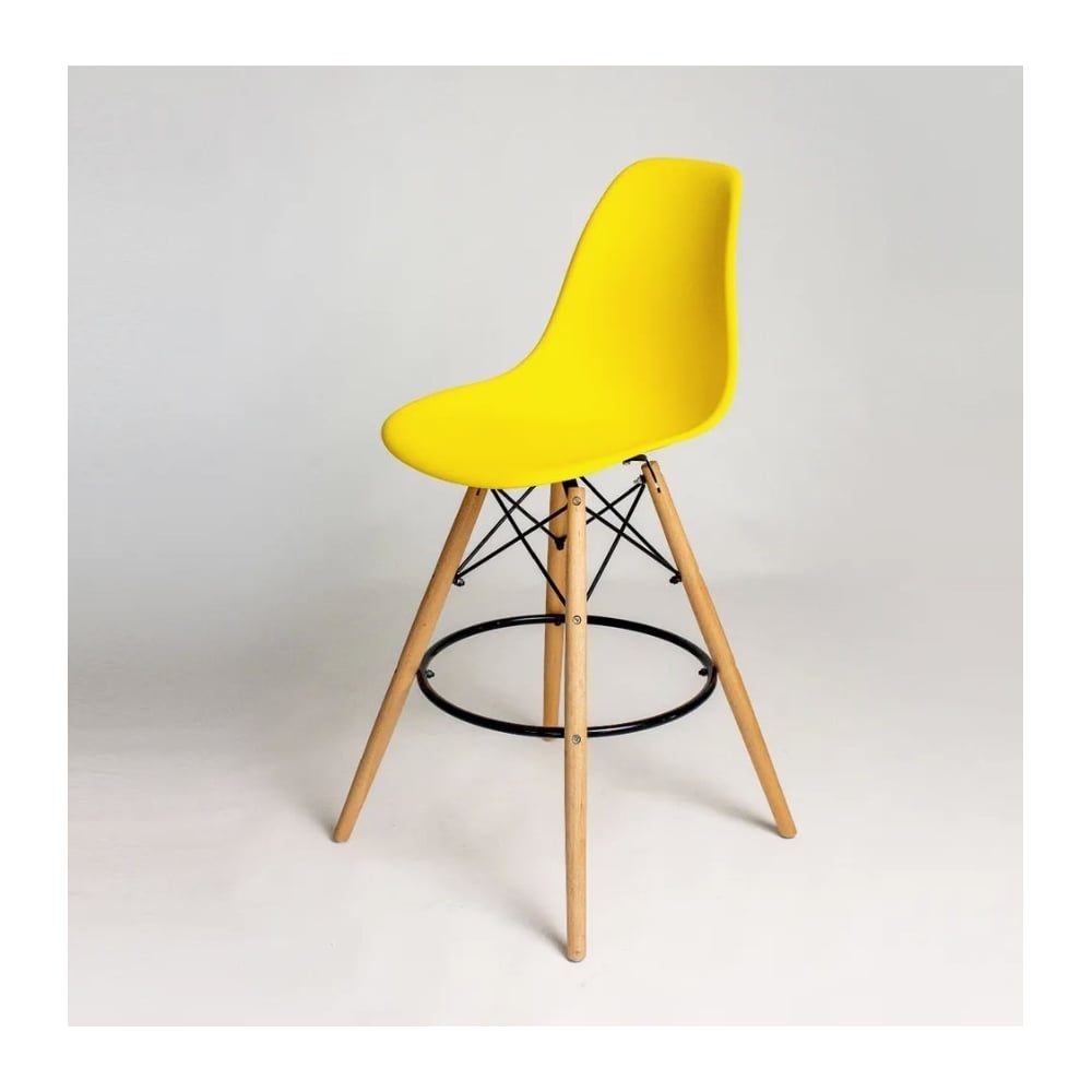 Изображение товара Барный стул DERSTUHL 110 Wood Bar желтый стиль лофт надежный
