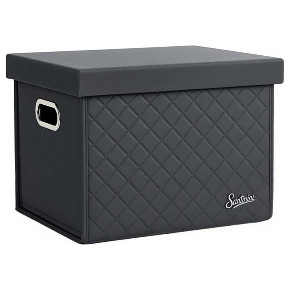 Изображение товара Саквояж органайзер PSV Santorini Romb черный экокожа 30х30х40 см