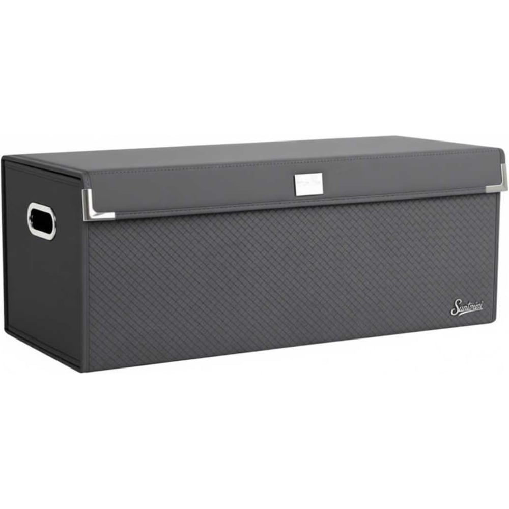 Изображение товара Органайзер в багажник и для дома PSV Santorini Braid 30х30х75 см черный экокожа XL