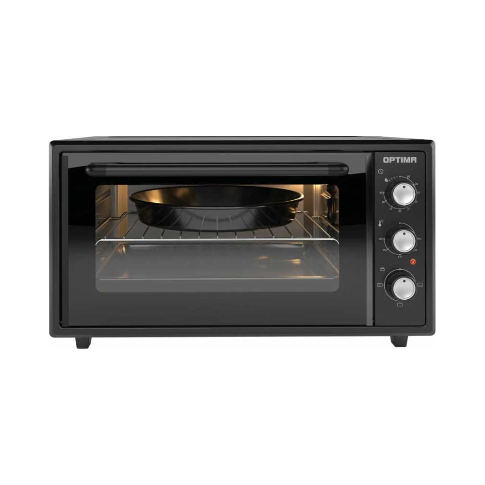 Изображение товара Мини-печь Optima MO-48BL 48 литров мощность 1600 Вт для домашней кухни