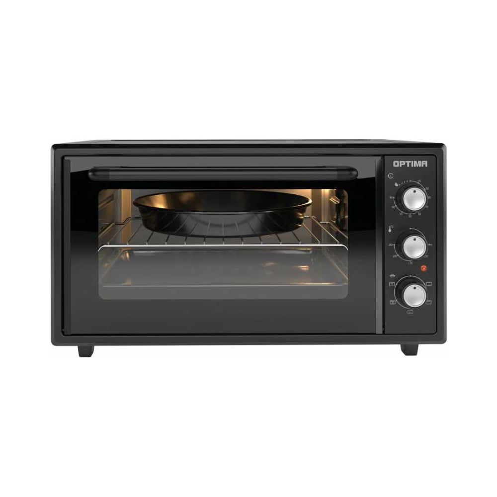 Изображение товара Мини-печь Optima MO-48BLF 48л конвекция таймер черная