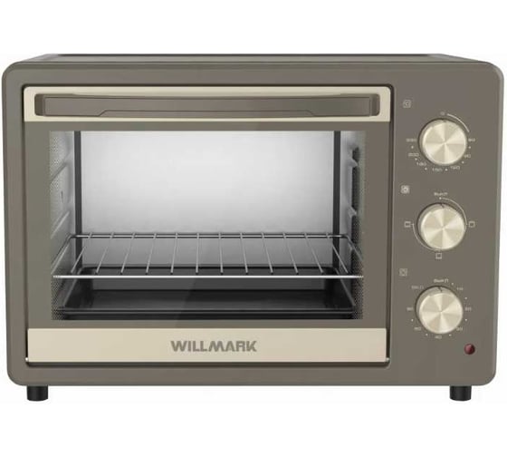 Изображение товара Мини-печь Optima WILLMARK WO-301GB (30л,таймер,4 линейных ТЭНа,реж.беспрерывн.раб,беж/серый,1600Вт) 1001663