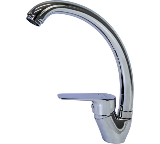 Изображение товара Смеситель для кухни MIXLINE 35k ML14-031 высокий излив б/отв боковая п/гайку без подводки 556611