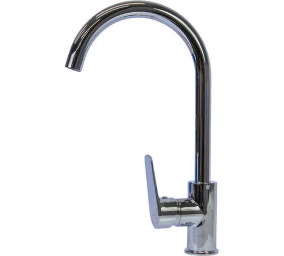 Изображение товара Смеситель для кухни MIXLINE 35k ML14-032 высокий излив б/отв боковая п/гайку без подводки 556614