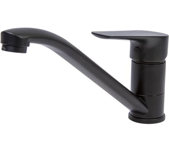 Изображение товара Смеситель для кухни MIXLINE 35k ML14-03BL б/отв п/гайку черный, без подводки 556609