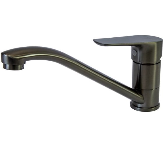 Изображение товара Смеситель для кухни MIXLINE 35k ML14-03GR б/отв п/гайку графит без подводки 556610