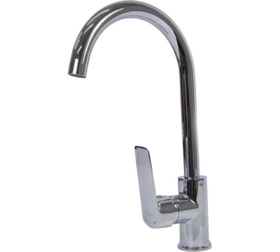 Изображение товара Смеситель для кухни MIXLINE 35k ML15-031 высокий излив б/отв боковая п/гайку без подводки 556663