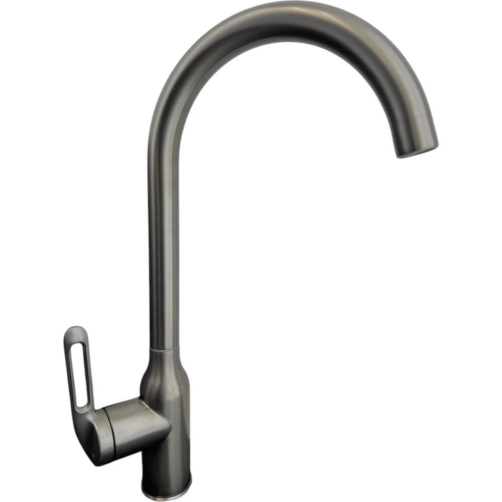 Изображение товара Смеситель для кухни OUTE SUS 304 с высоким изливом графит модель T713Y