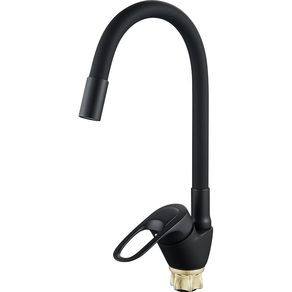 Изображение товара Современный смеситель для кухни ALOUTE с гибким изливом и матовым покрытием