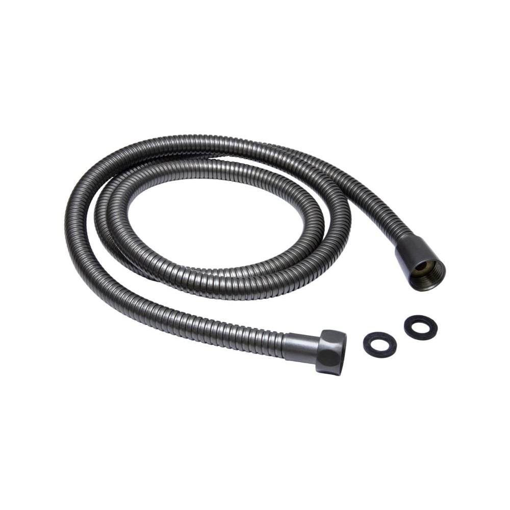 Изображение товара Шланг душевой MIXLINE 150 см из стали и EPDM графит защита от перекручивания