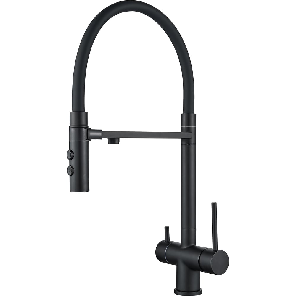 Изображение товара Смеситель для кухни ALOUTE с гибким изливом и выводом под фильтр