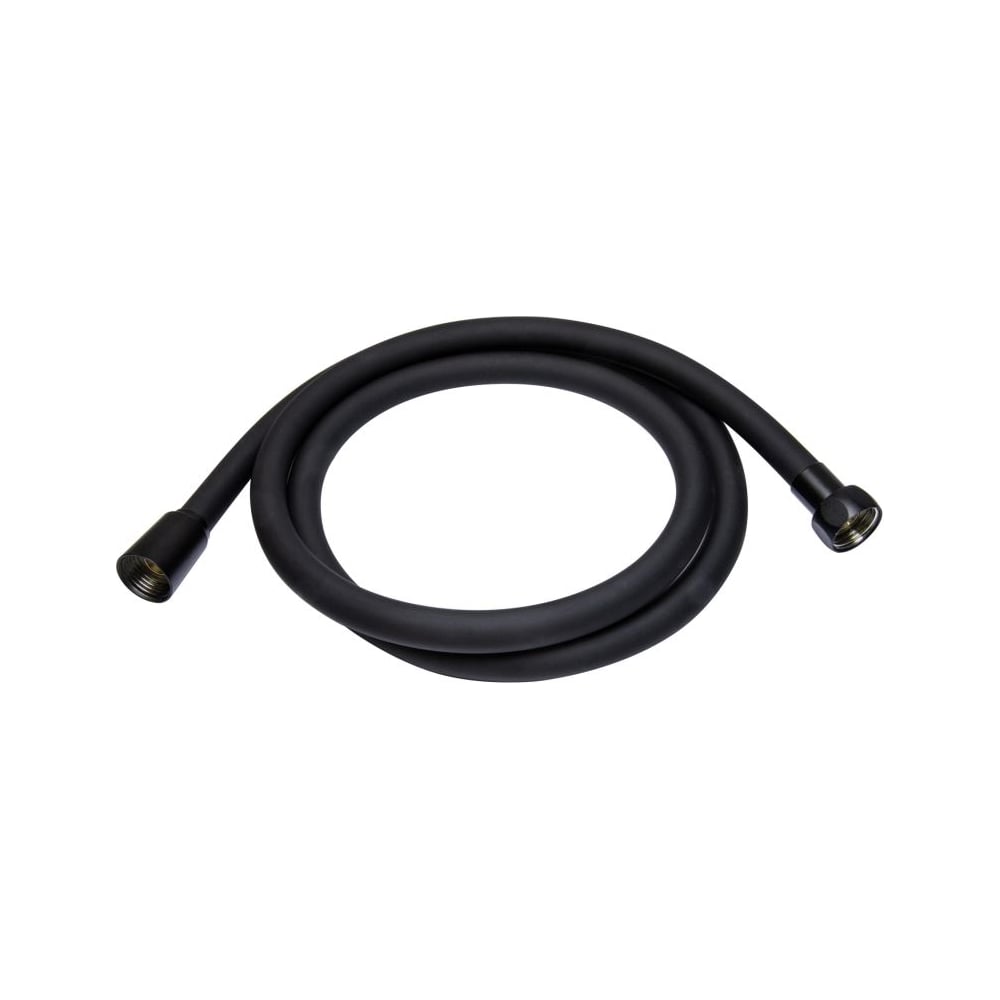 Изображение товара Шланг душевой MIXLINE 150 см черный матовый силиконовый