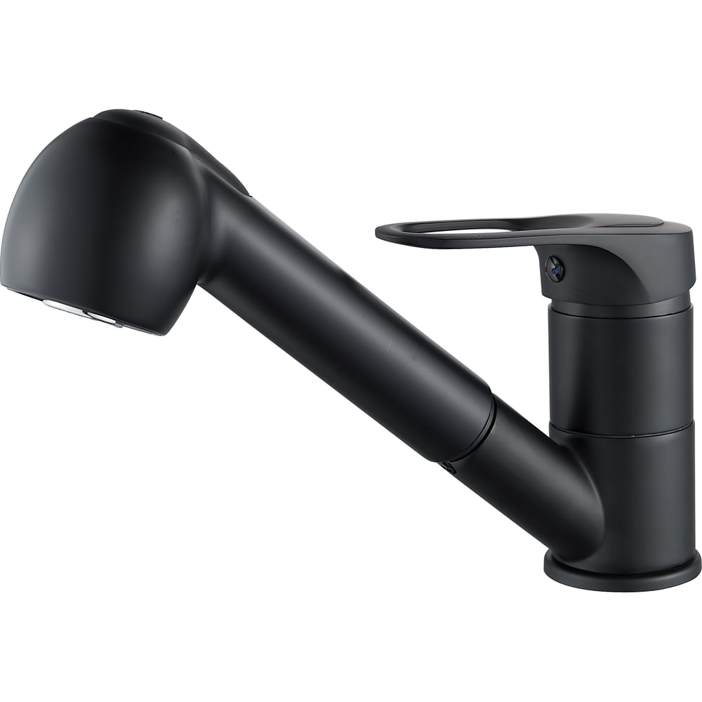 Изображение товара Современный черный однорычажный смеситель для раковины ALOUTE A3133H