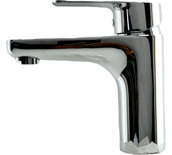 Изображение товара Смеситель для умывальника Тюльпан с коротким изливом ALOUTE хром крепление на гайке A0801