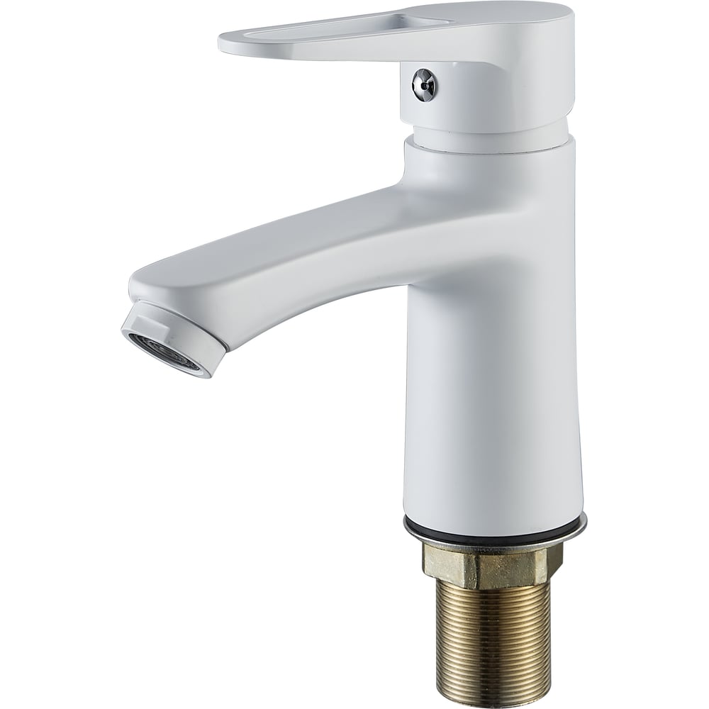 Изображение товара Смеситель ALOUTE Тюльпан с коротким изливом, белый