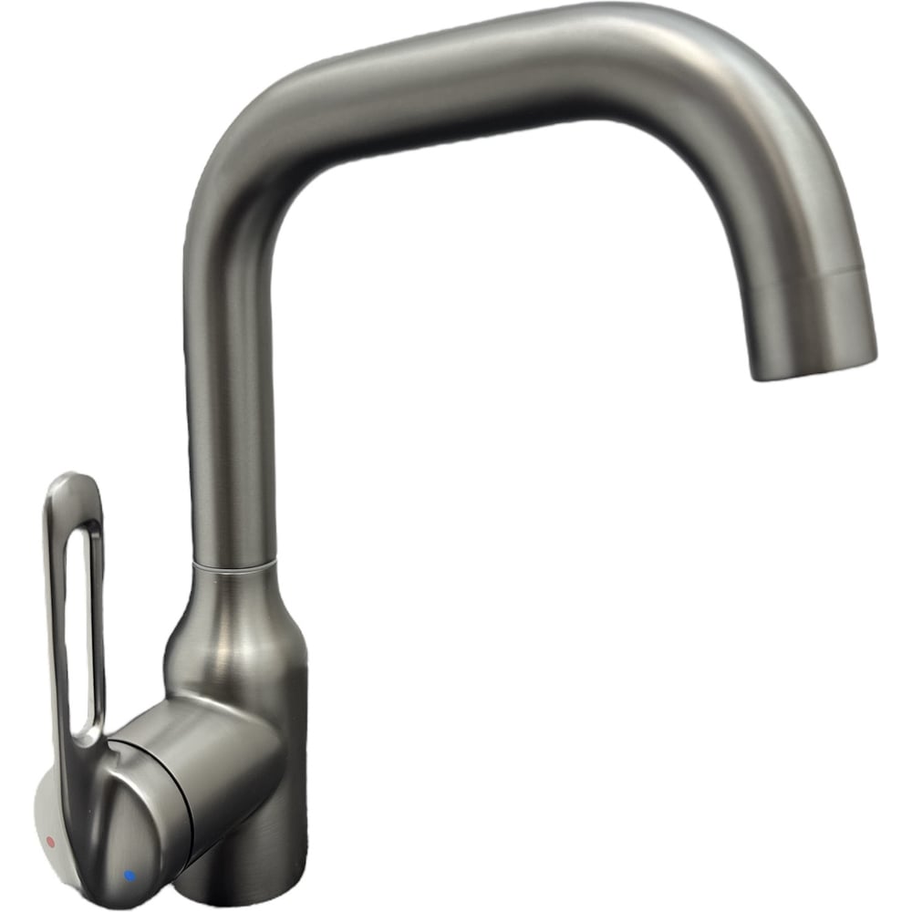 Изображение товара Смеситель для умывальника OUTE T712Y в титановой отделке