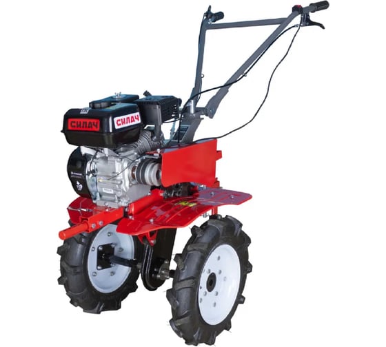 Изображение товара Мотоблок бензиновый СИЛАЧ МБ 703Р Урал 7,0л.с.,фрезы24мм ,чугунный редуктор(без колес)3+1/с пониженной передачей (1/6) 023599