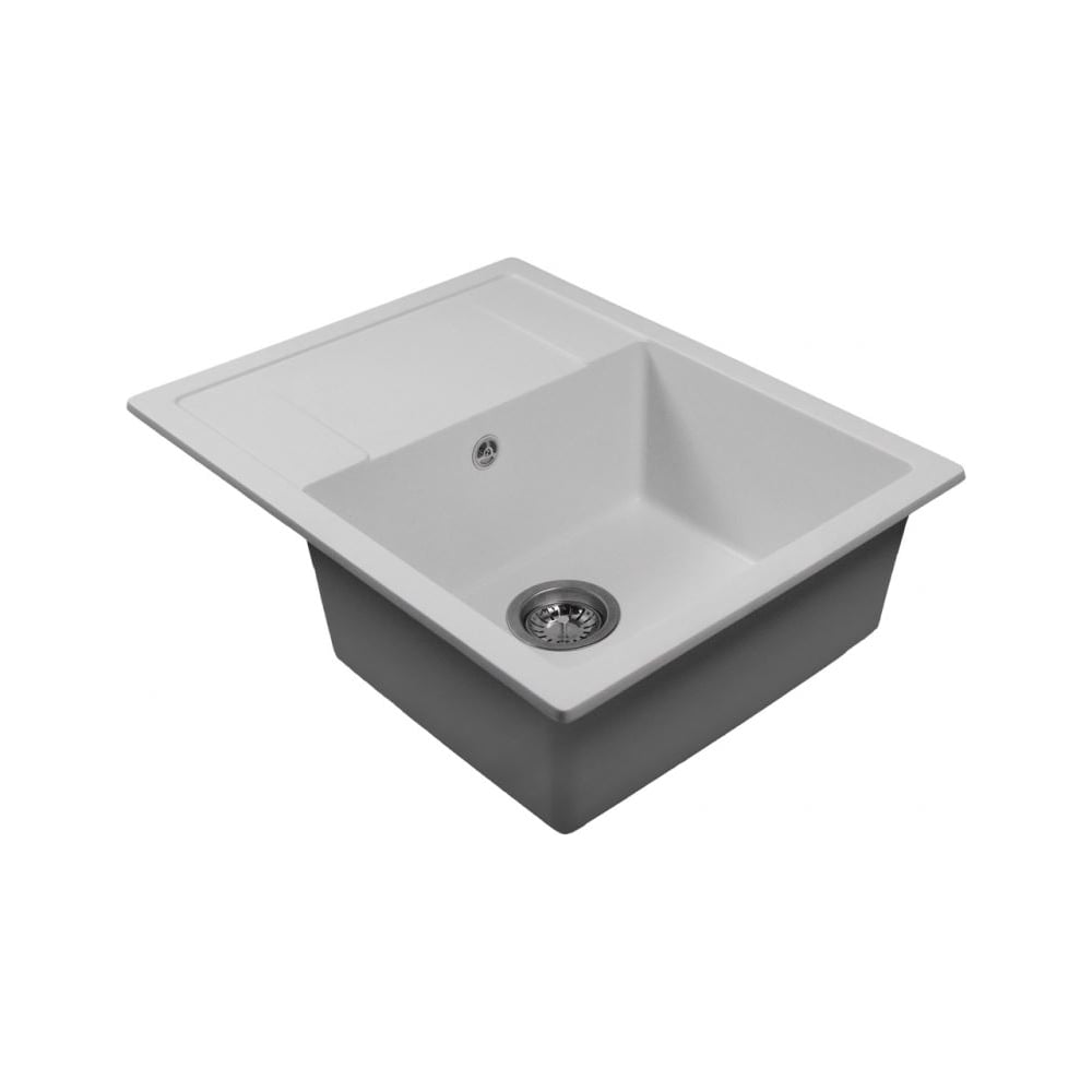 Изображение товара Мойка MIXLINE ML-GMS115 СТАНДАРТ с крылом белая 645х505х190мм