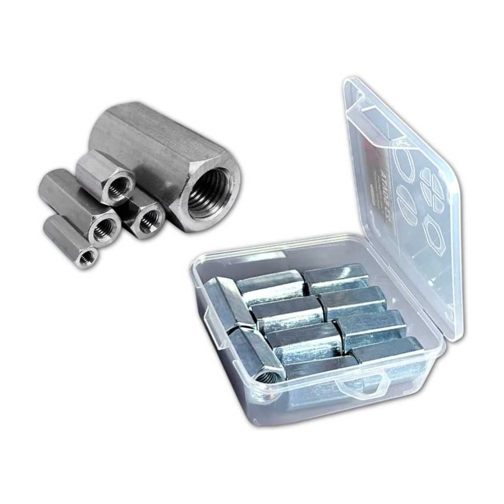 Изображение товара Гайка переходная 23 Болта М12 ОЦ DIN 6334 10 шт. в органайзере