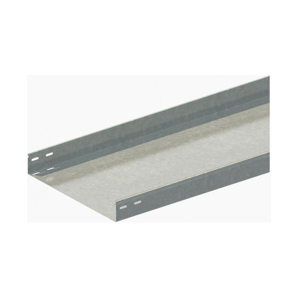 Изображение товара Прямой неперфорированный замковый лоток СОЭМИ 500х100-1,5ц, сталь, длина 3000 мм