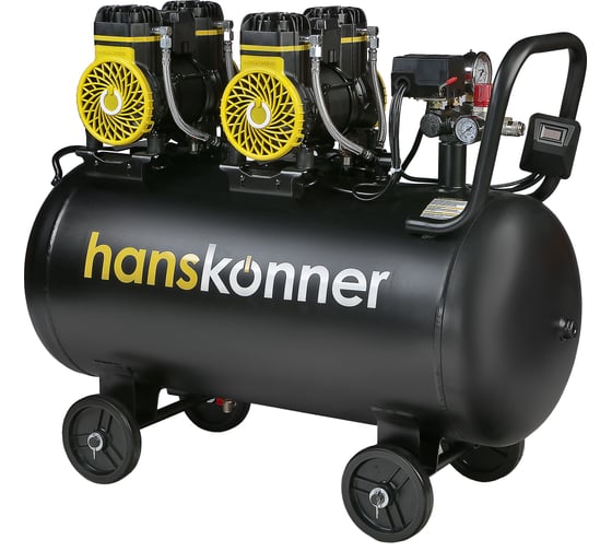 Изображение товара Компрессор воздушный безмасляный Hanskonner HAC1002