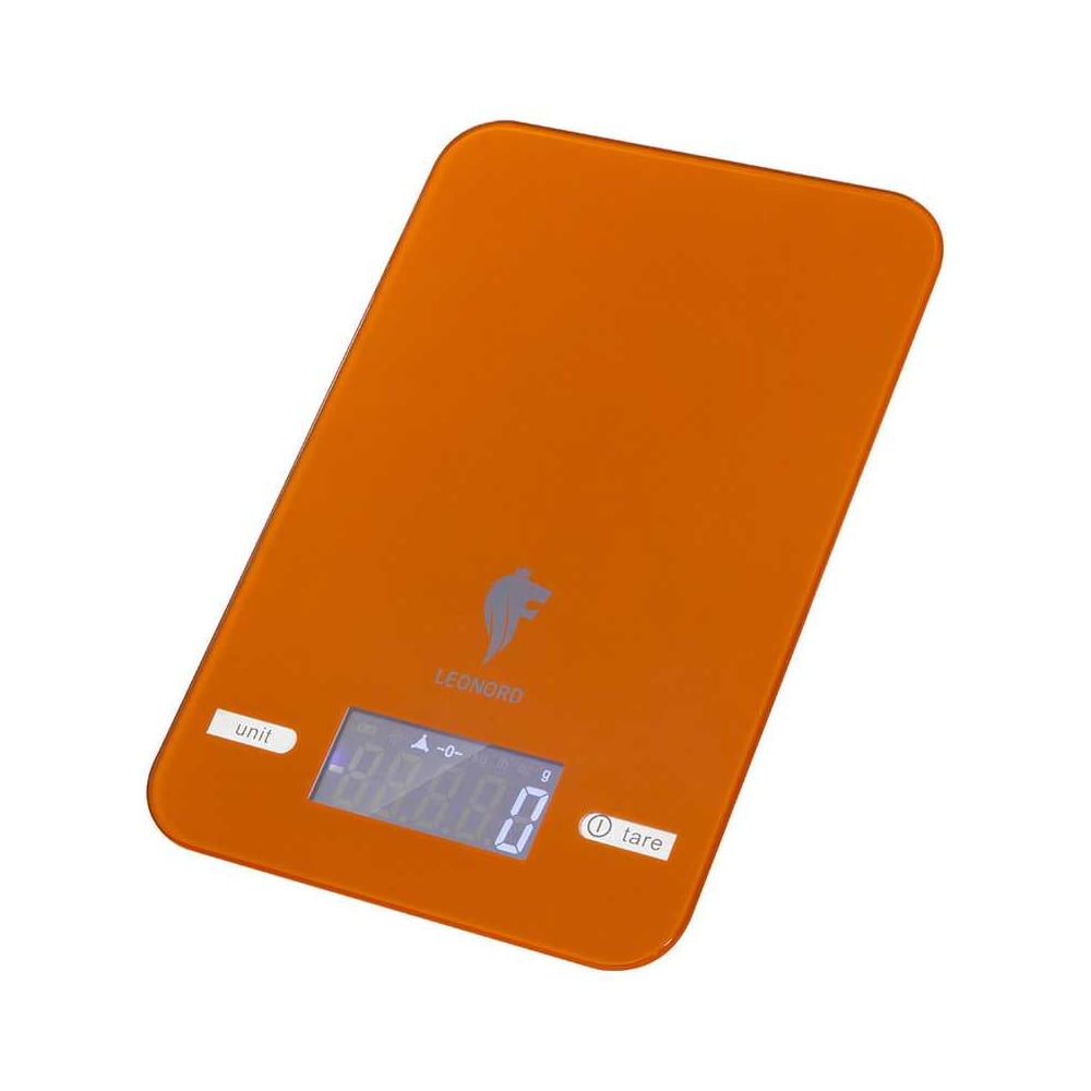 Изображение товара Электронные кухонные весы Leonord LE-17703 с чашей оранжевый