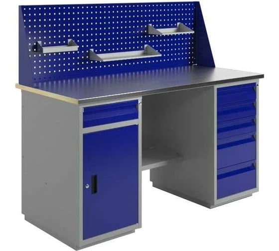 Изображение товара Верстак с драйвером и тумбой 1600, комплект, Gigant GTDR-16