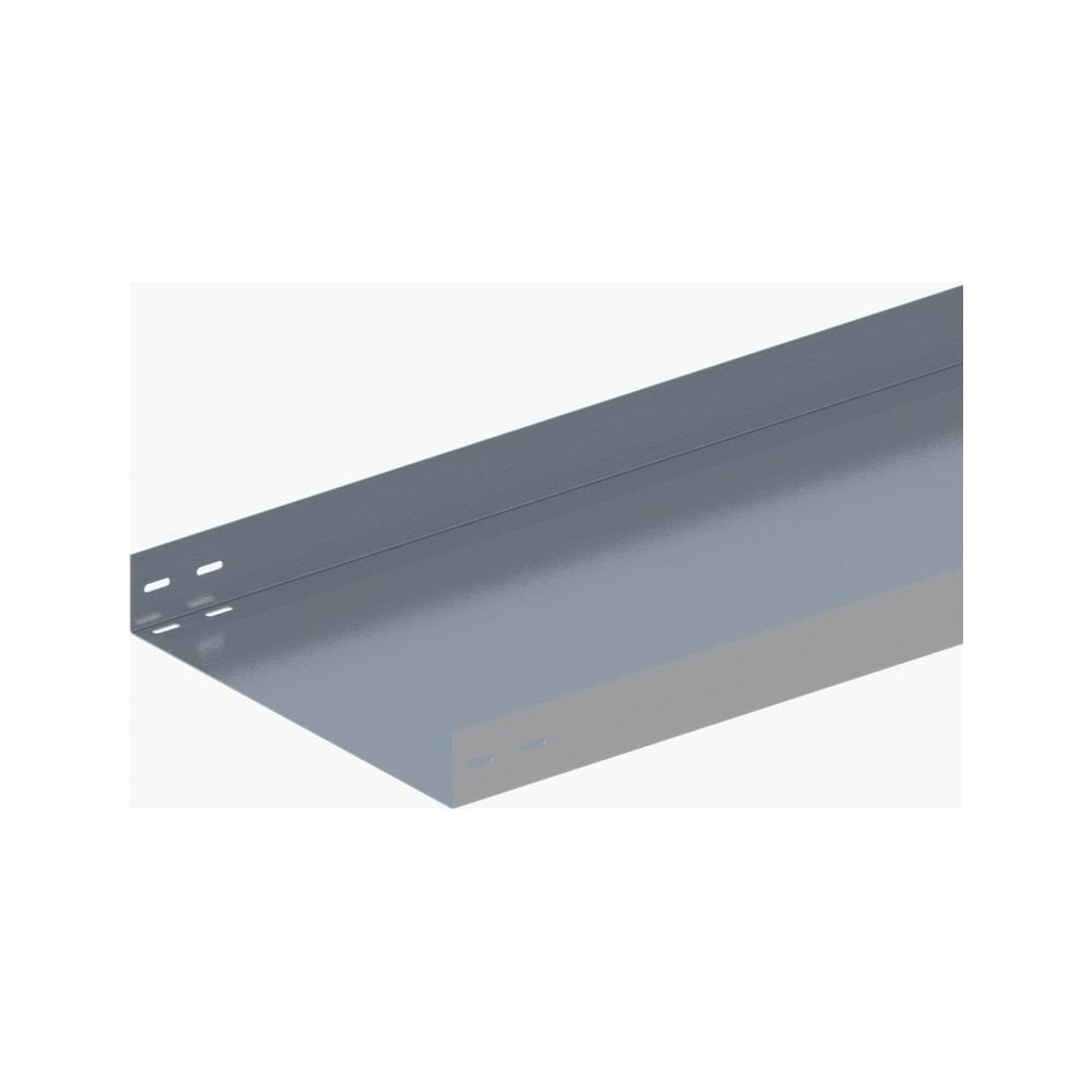 Изображение товара Прямой неперфорированный стальной лоток СОЭМИ 400х50 для кабельных систем