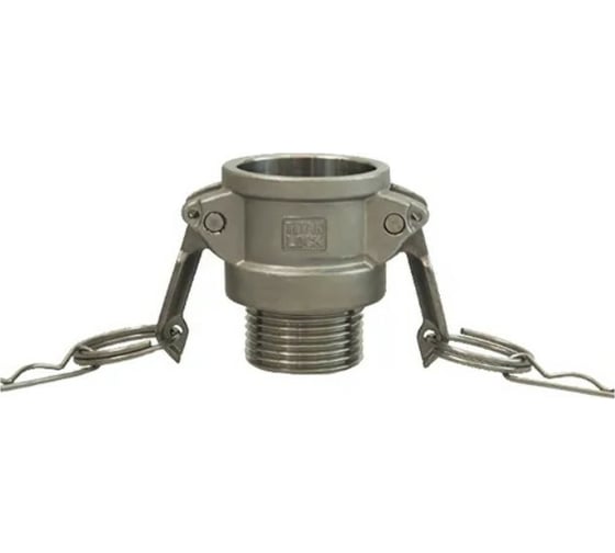 Изображение товара Камлок типа B (розетка; наружная резьба BSP; 150 мм-6"; нержавеющая сталь) TITAN LOCK TL600BSS