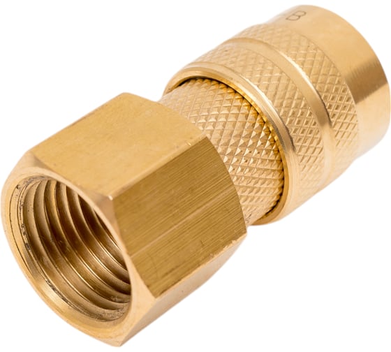 Изображение товара Быстроразъемное соединение D ISO 6150 B (рапид "мама" - внутренняя резьба 1/2"; латунь) TITAN LOCK TL4DF-B