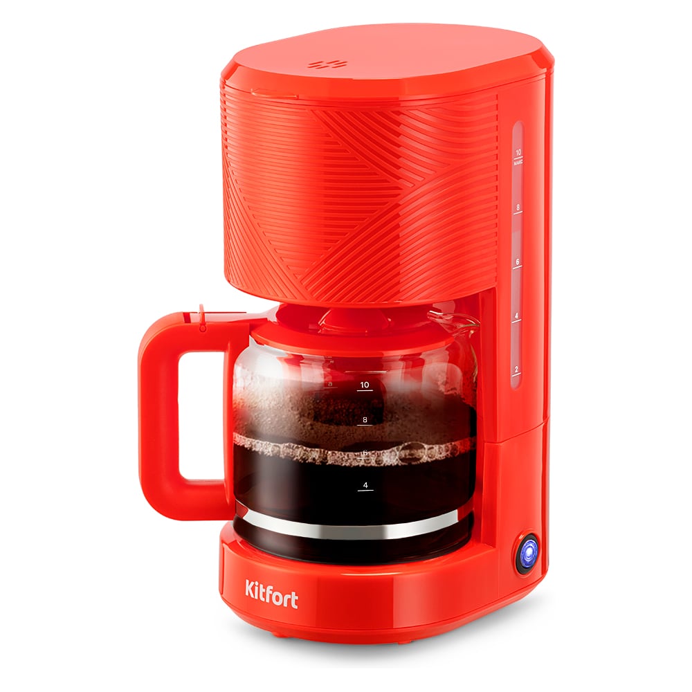Изображение товара Кофеварка KITFORT КТ-7652 с встроенной кофемолкой и объемом 1.25 л