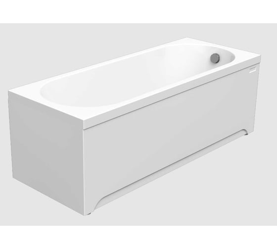 Изображение товара Акриловая ванна Радомир Виктория 150х70, фронтальная панель, каркас (разборный), слив-перелив автомат с сеточкой (хром, с сифоном) 2-89-2-0-1-250Р