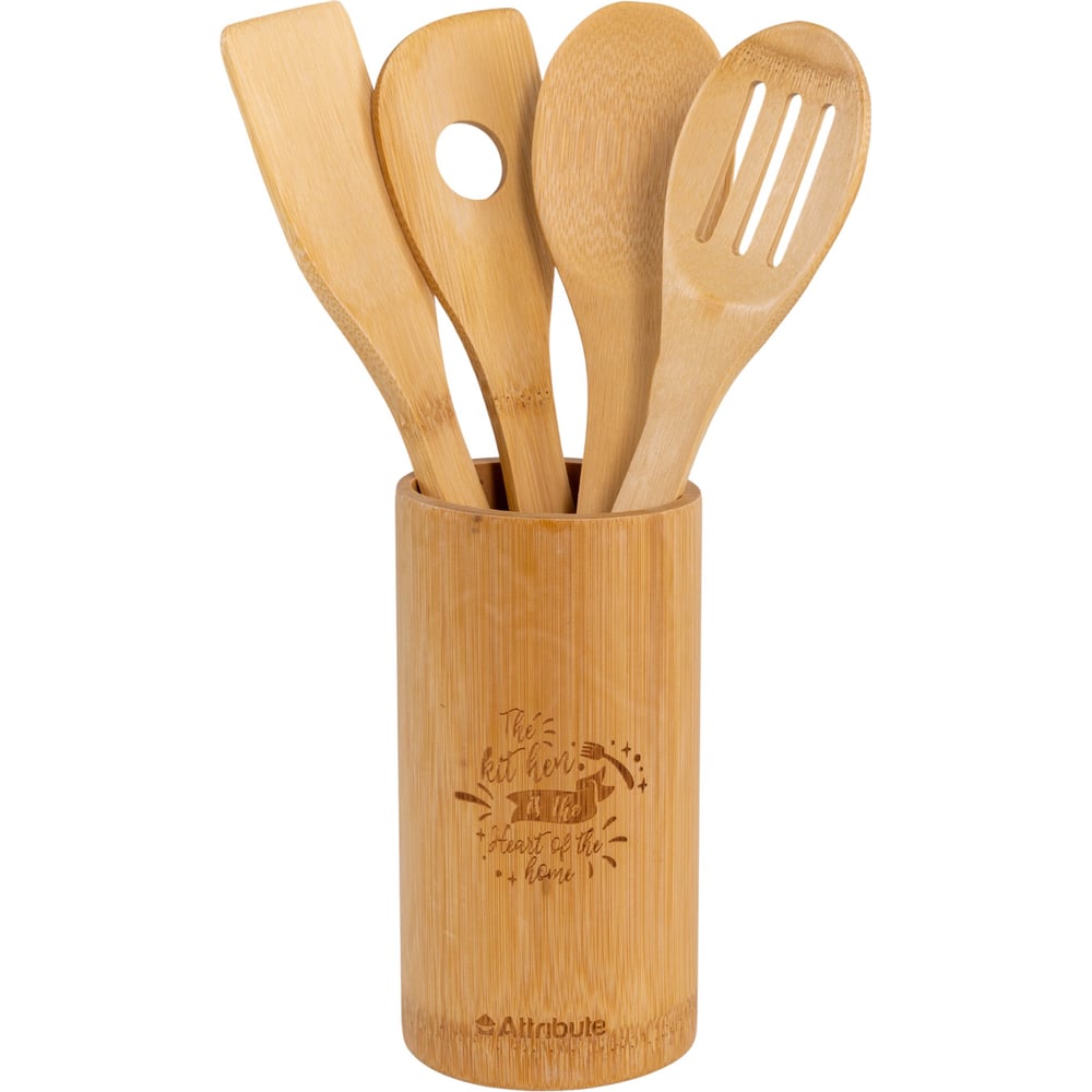 Изображение товара Набор кухонных принадлежностей ATTRIBUTE BAMBOO 5 AGB014 из бамбука