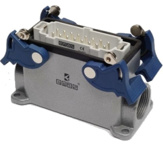 Изображение товара Корпус Emas пустой 4-фиксатора, боковой ввод 16 полюсов, 16А EBM16GD14