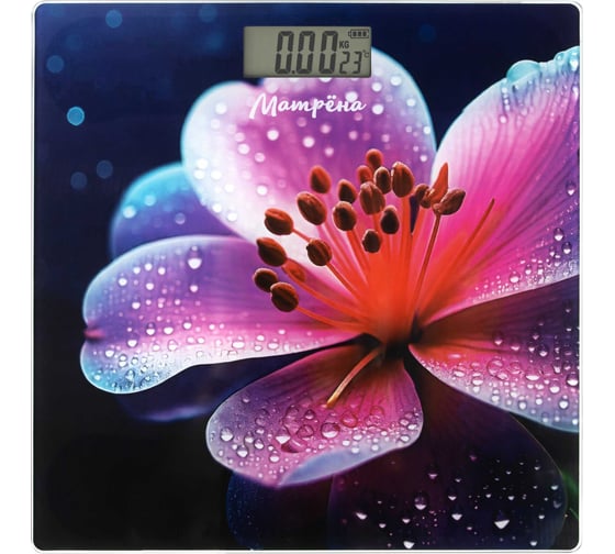 Изображение товара Весы напольные электронные Матрена MA-032B стеклянная поверхность, 150кг 110017