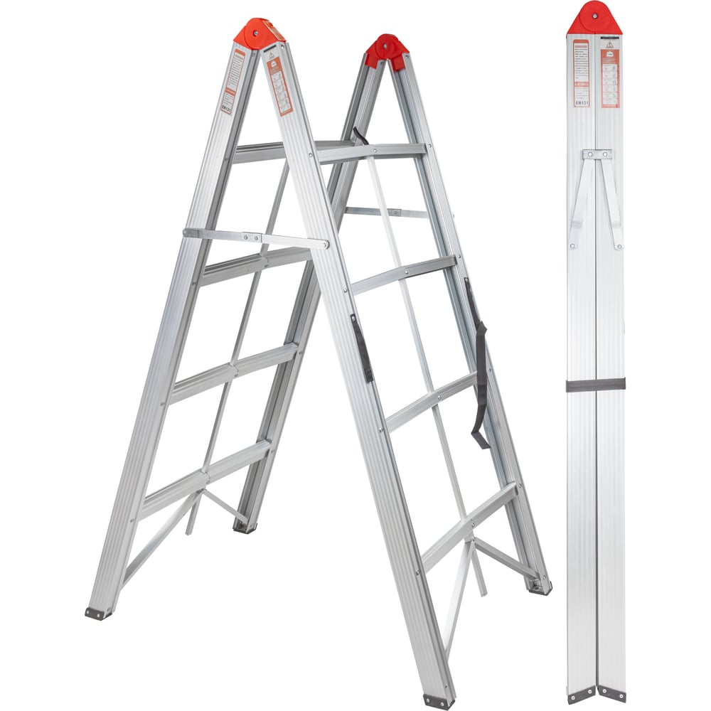 Изображение товара Алюминиевая складная бытовая стремянка Forsage 4 ступени F-TL603-4