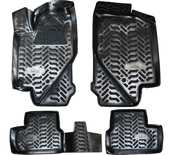 Изображение товара Внутрисалонные коврики REDMARK ВАЗ-2190 Granta 2011- к-т, 3D с подпятником, полиуретан RM64024