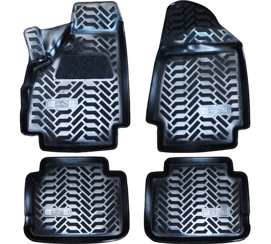 Изображение товара Коврики внутрисалонные REDMARK ВАЗ-2121 к-т (3D с подпятником, полиуретан) RM64026