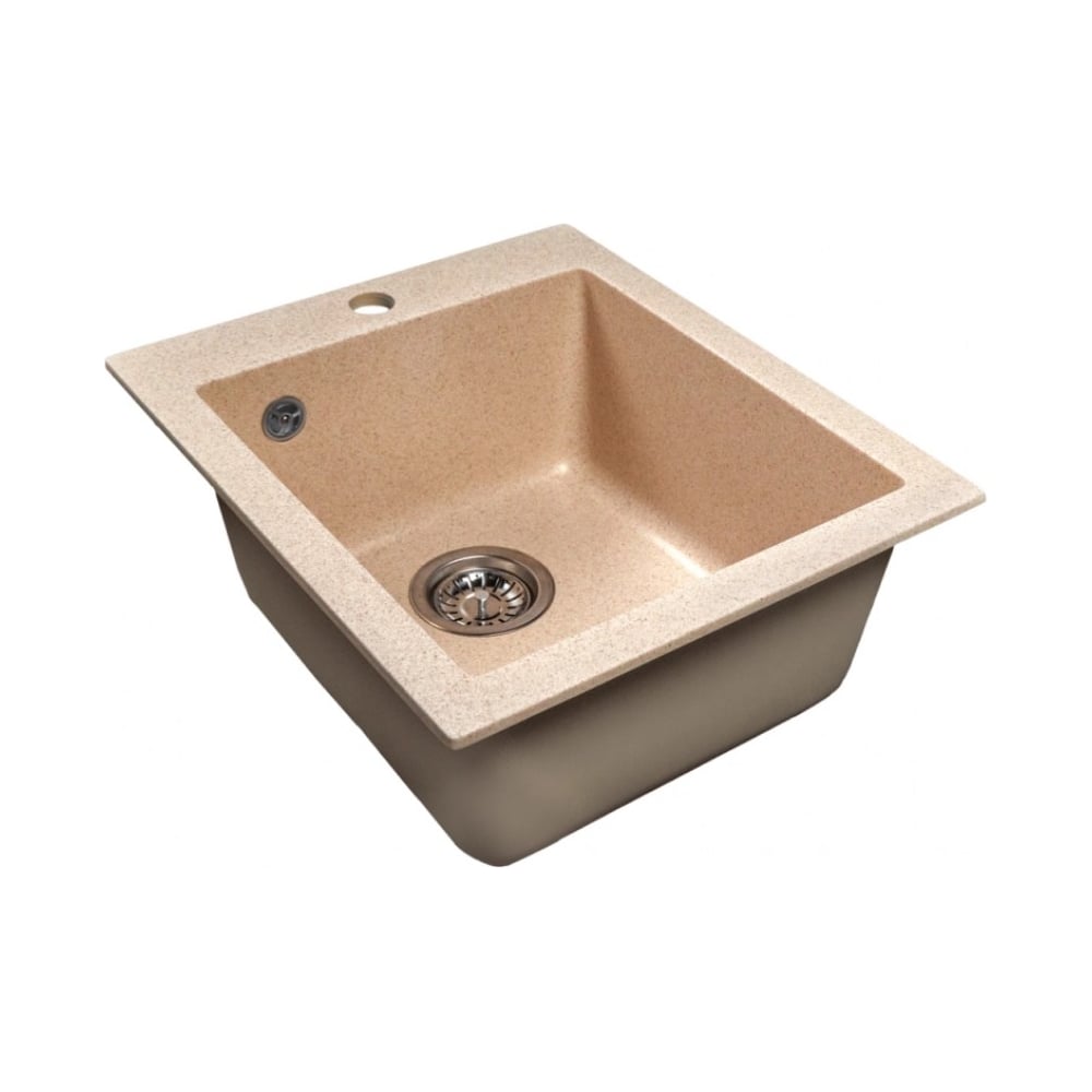 Изображение товара Мойка MIXLINE ML-GMS118 Стандарт прямоугольная песочный искусственный камень