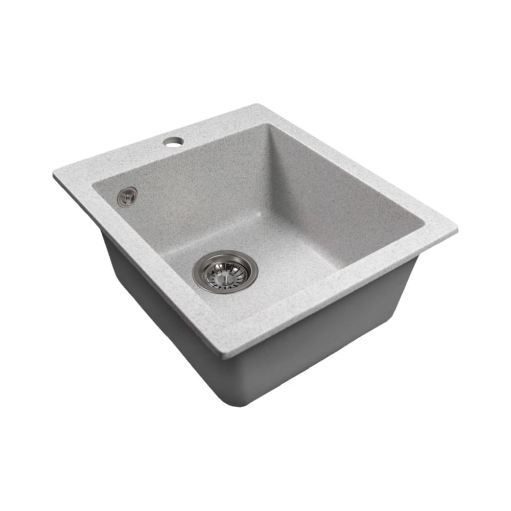 Изображение товара Мойка кухонная MIXLINE ML-GMS118 Стандарт прямоугольная серый искусственный камень
