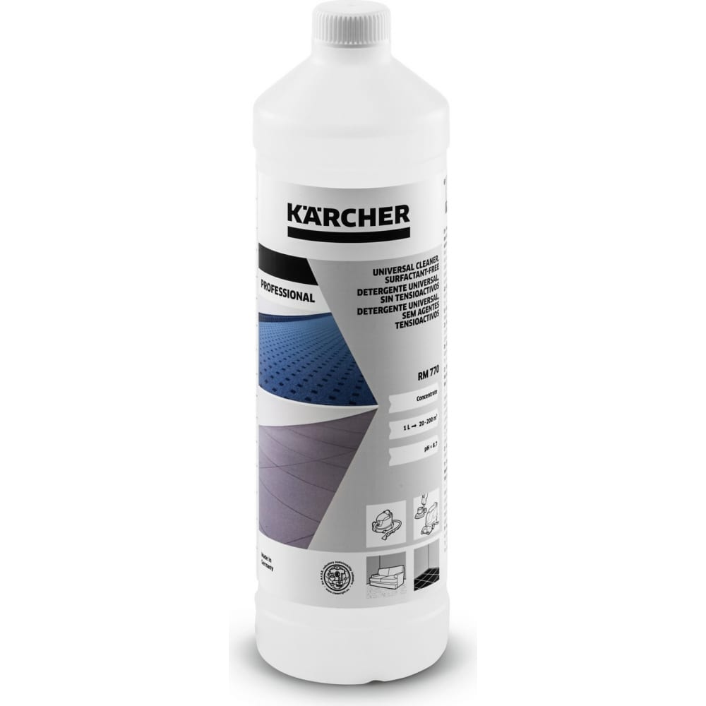 Универсальное чистящее средство Karcher чистящее средство frosch neutral reiniger универсальное для любых поверхностей 1 литр