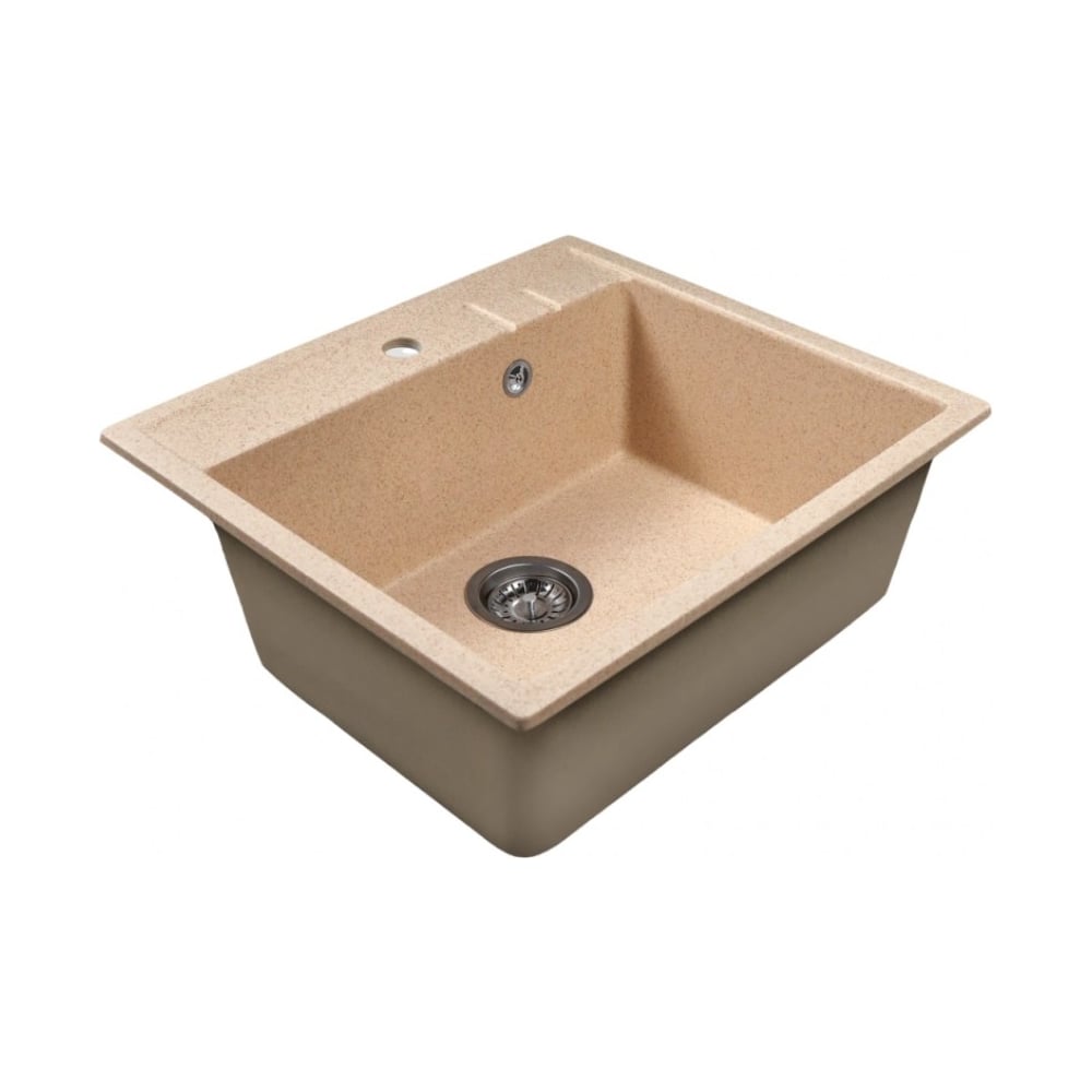 Изображение товара Мойка MIXLINE ML-GMS121 СТАНДАРТ прямоугольная песочный 555х495 мм