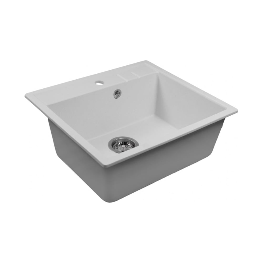 Изображение товара Мойка кухонная MIXLINE ML-GMS121 СТАНДАРТ прямоугольная белая